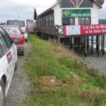 Wyjazd z promu na wyspe Chiloe